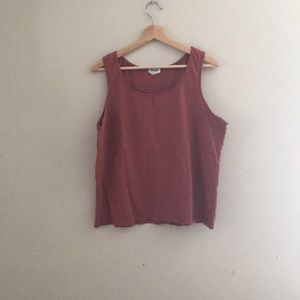 Flax made in USA tank top